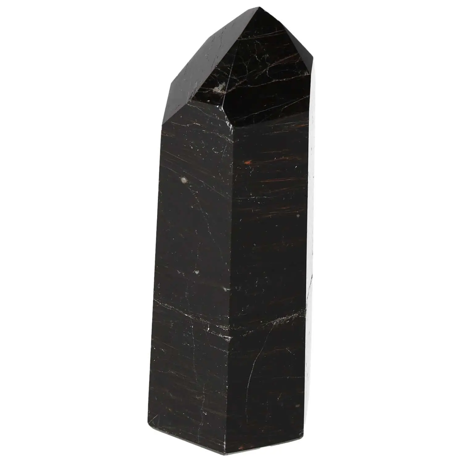 Polished Obsidian Obelisk 578851 - Image 6