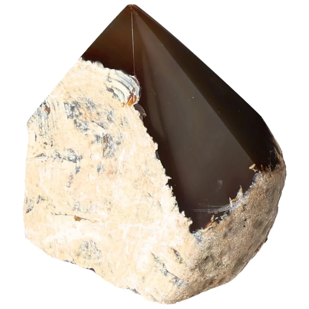 Polished Agate Point Cream with brown and beige tones 573399 - Image 11