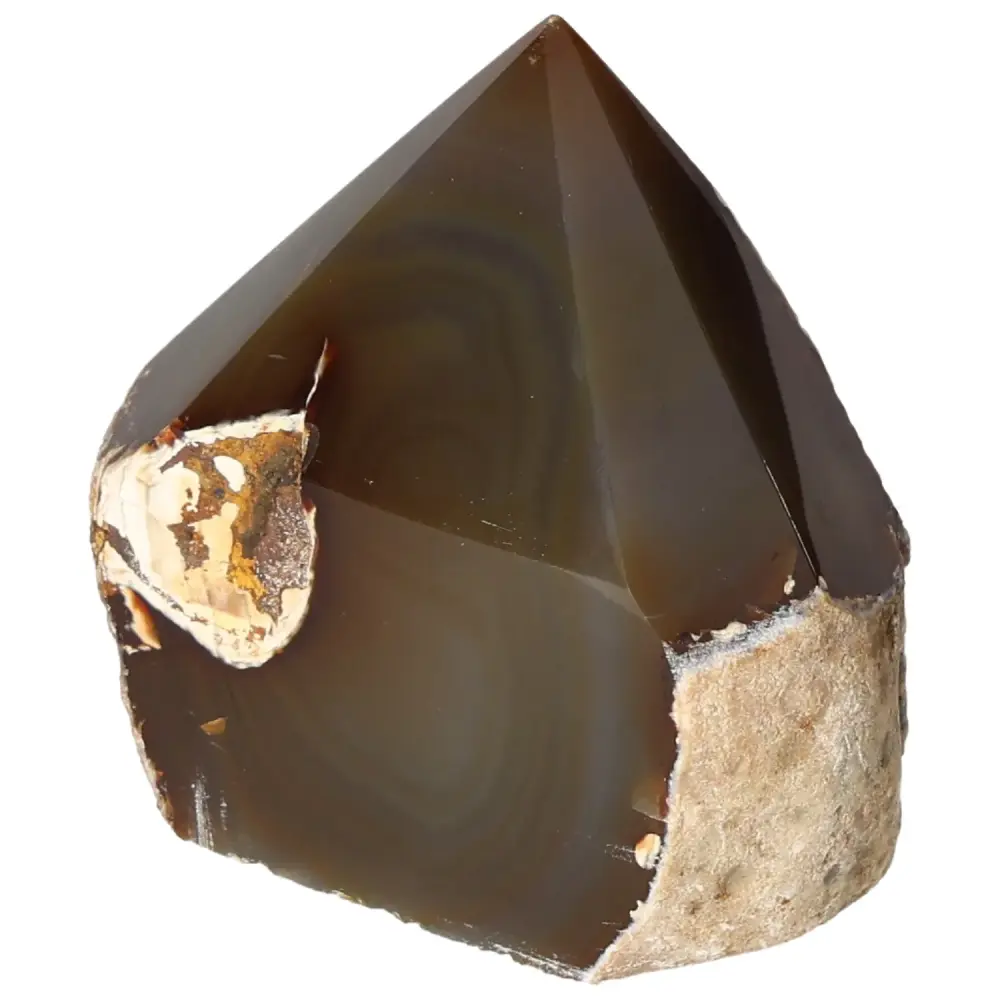 Polished Agate Point Cream with brown and beige tones 573399 - Image 6
