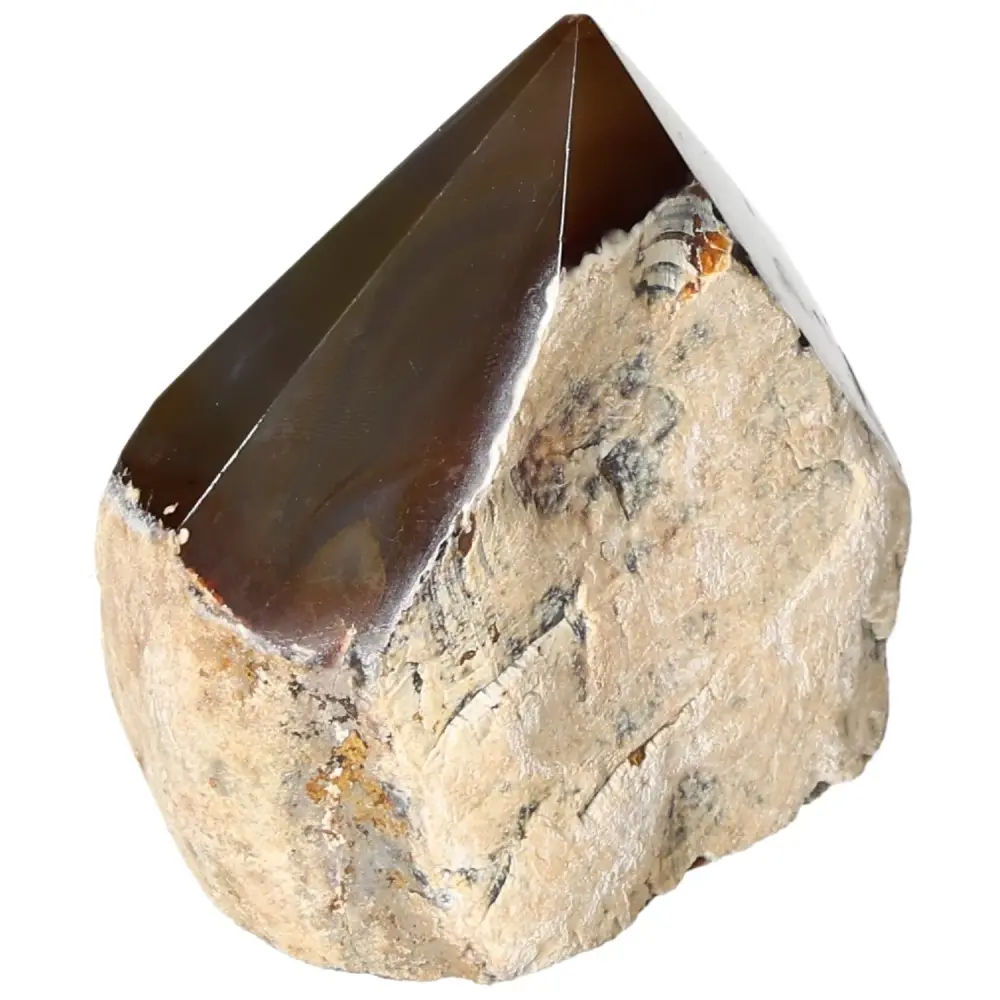 Polished Agate Point Cream with brown and beige tones 573399 - Image 8