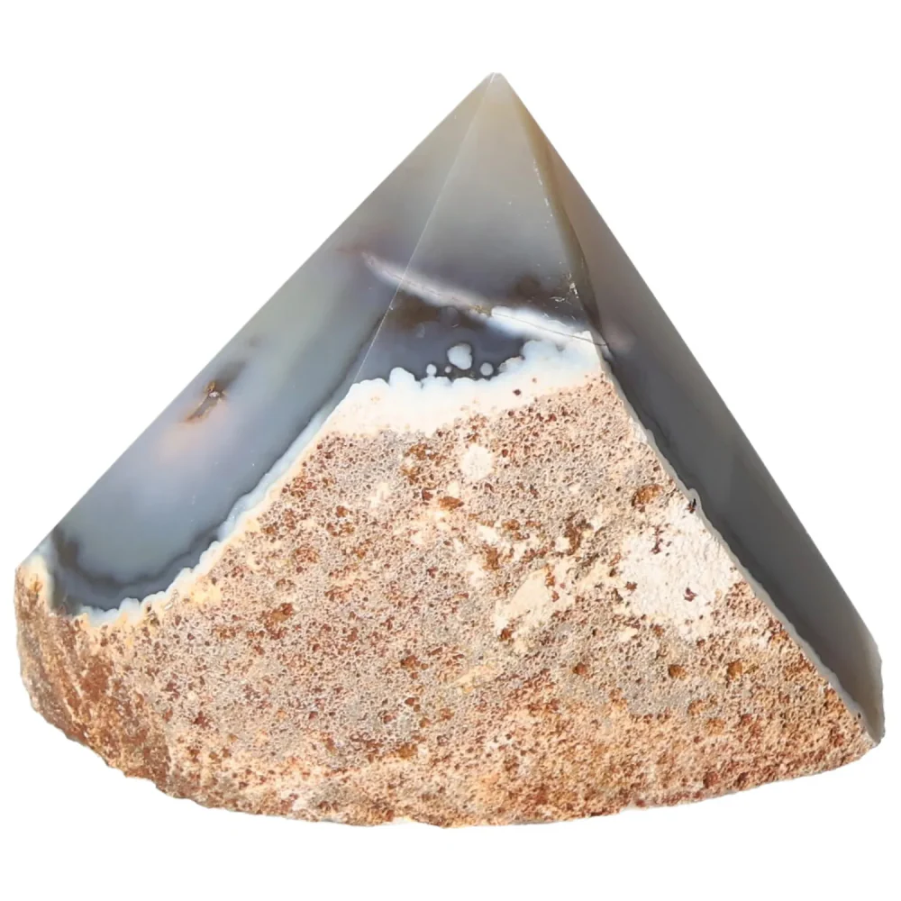 Polished Agate Point Light pinkish beige with cream and gray tones 573535 - Image 10