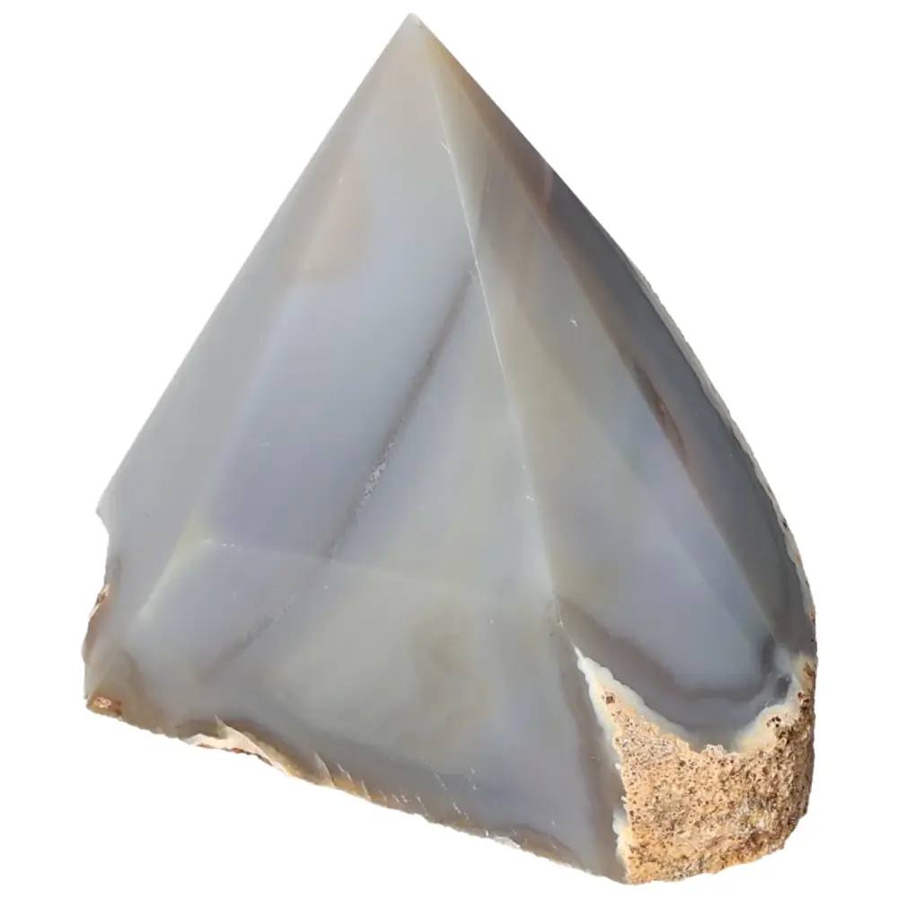 Polished Agate Point Light pinkish beige with cream and gray tones 573535 - Image 6
