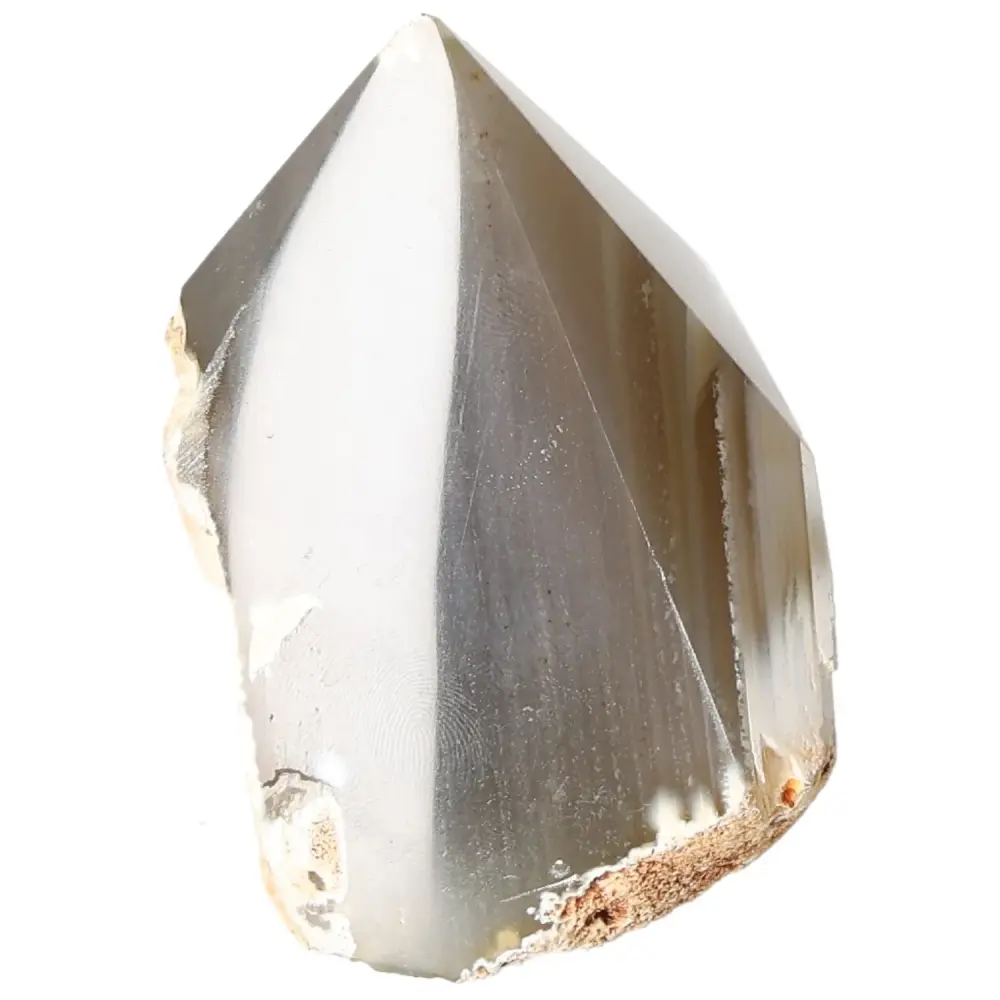 Polished Agate Point Gray with beige and cream tones 573597 - Image 4
