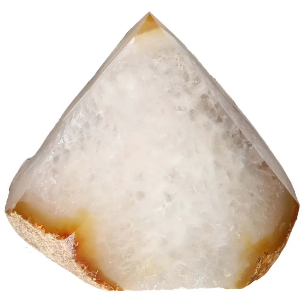 Polished Agate Point Creamy white with soft beige and light brown tones 573603 - Image 10