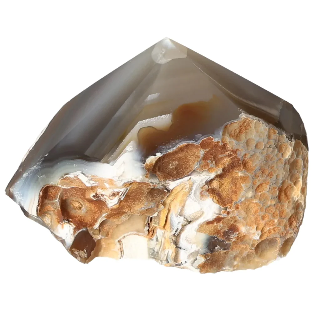 Polished Agate Point Light gray with cream and beige accents 573634 - Image 16