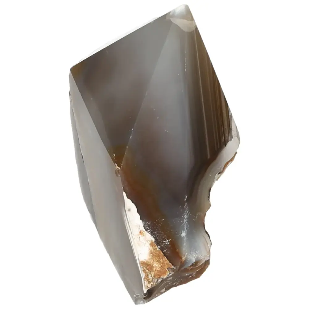 Polished Agate Point Light gray with cream and beige accents 573634 - Image 3