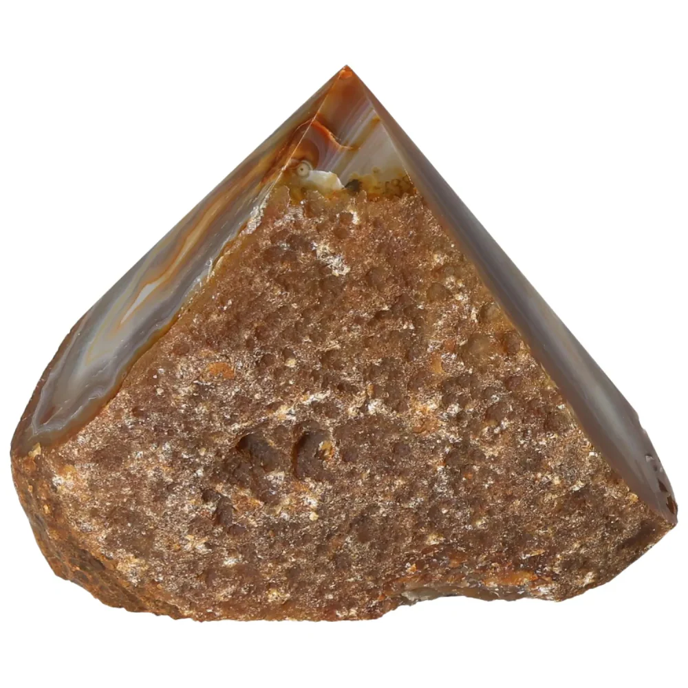 Polished Agate Point Brown with reddish and beige tones 573658 - Image 10
