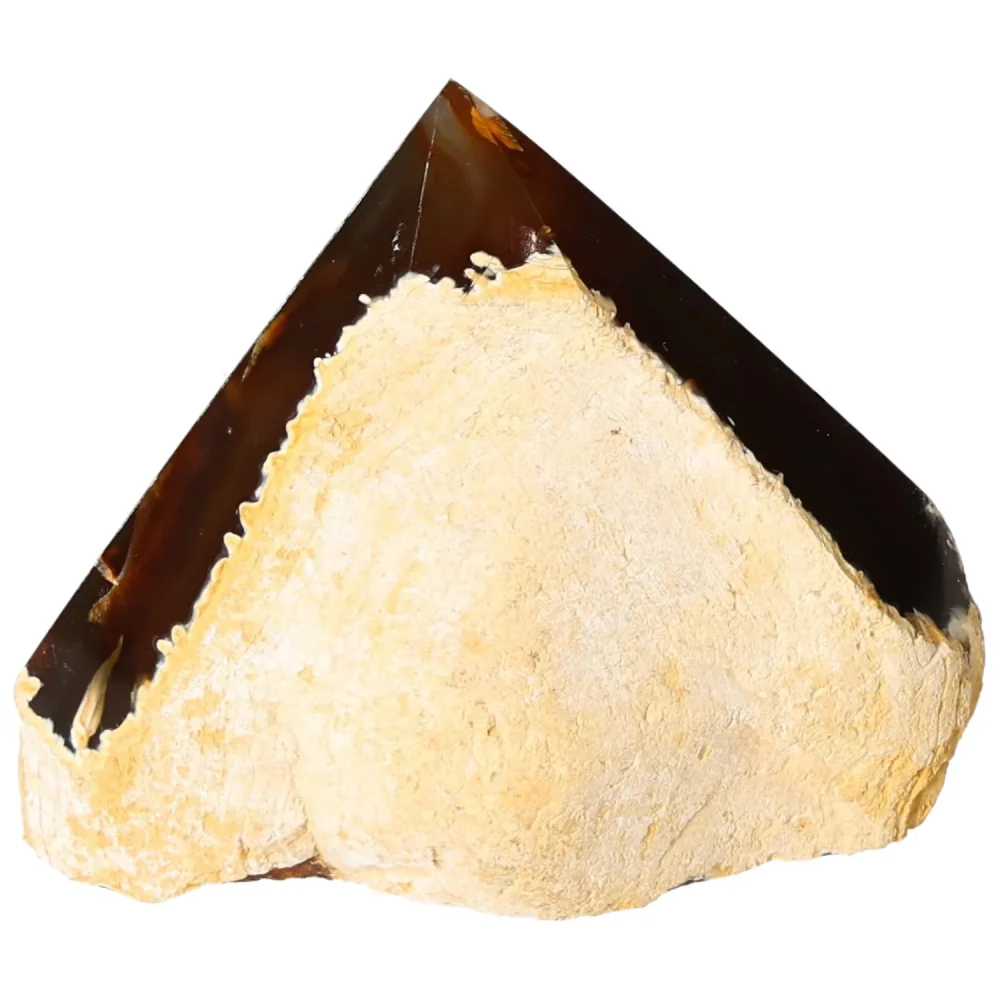 Polished Agate Point Cream with dark brown and beige tones 573702 - Image 10