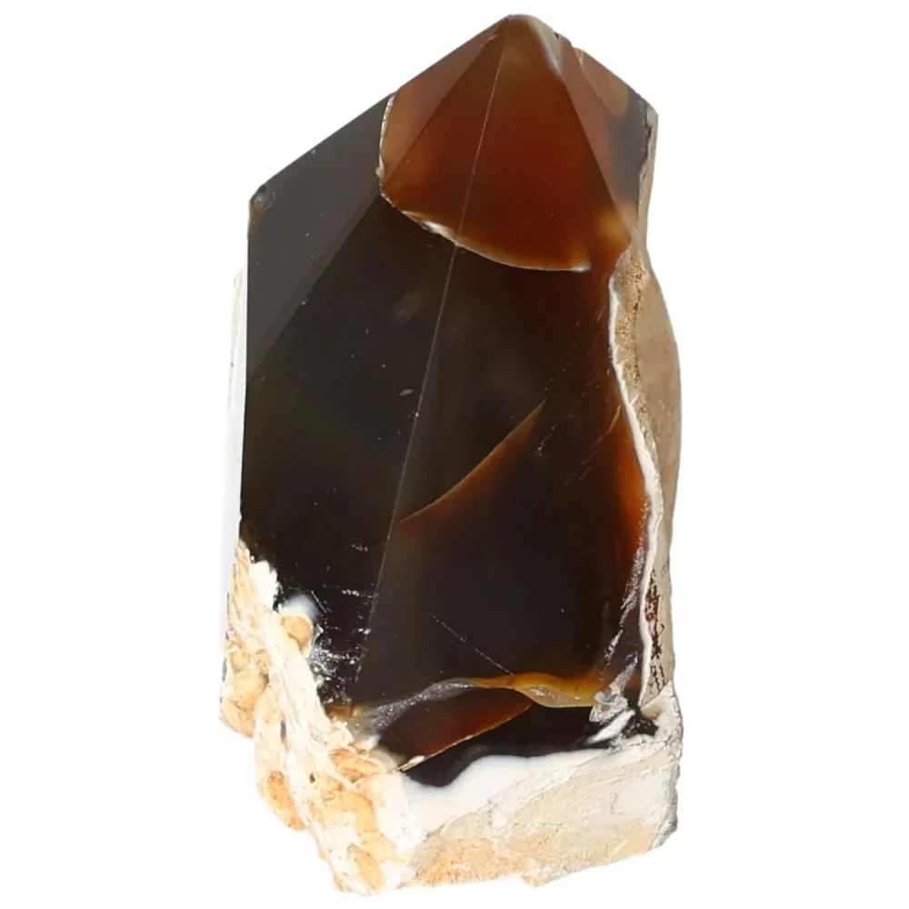 Polished Agate Point Cream with brown and light beige tones 573313 - Image 11