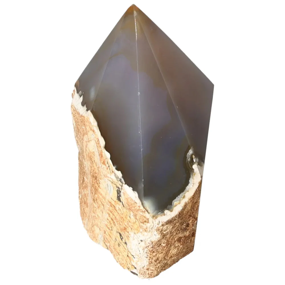 Polished Agate Point Light beige with cream and white tones 573757 - Image 14