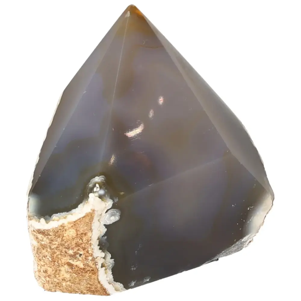Polished Agate Point Light beige with cream and white tones 573757 - Image 5