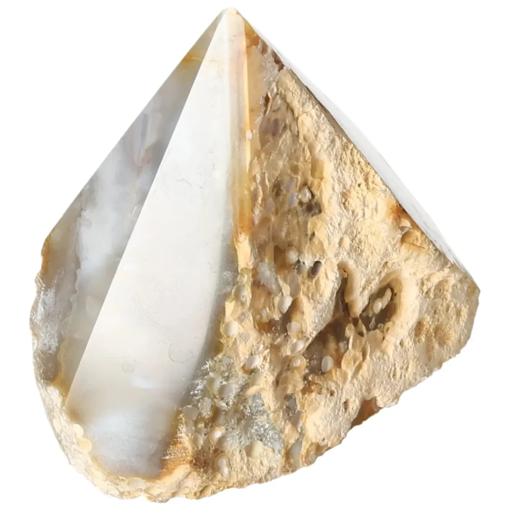 Polished Agate Point Cream with brown and beige tones 573344 - Image 10