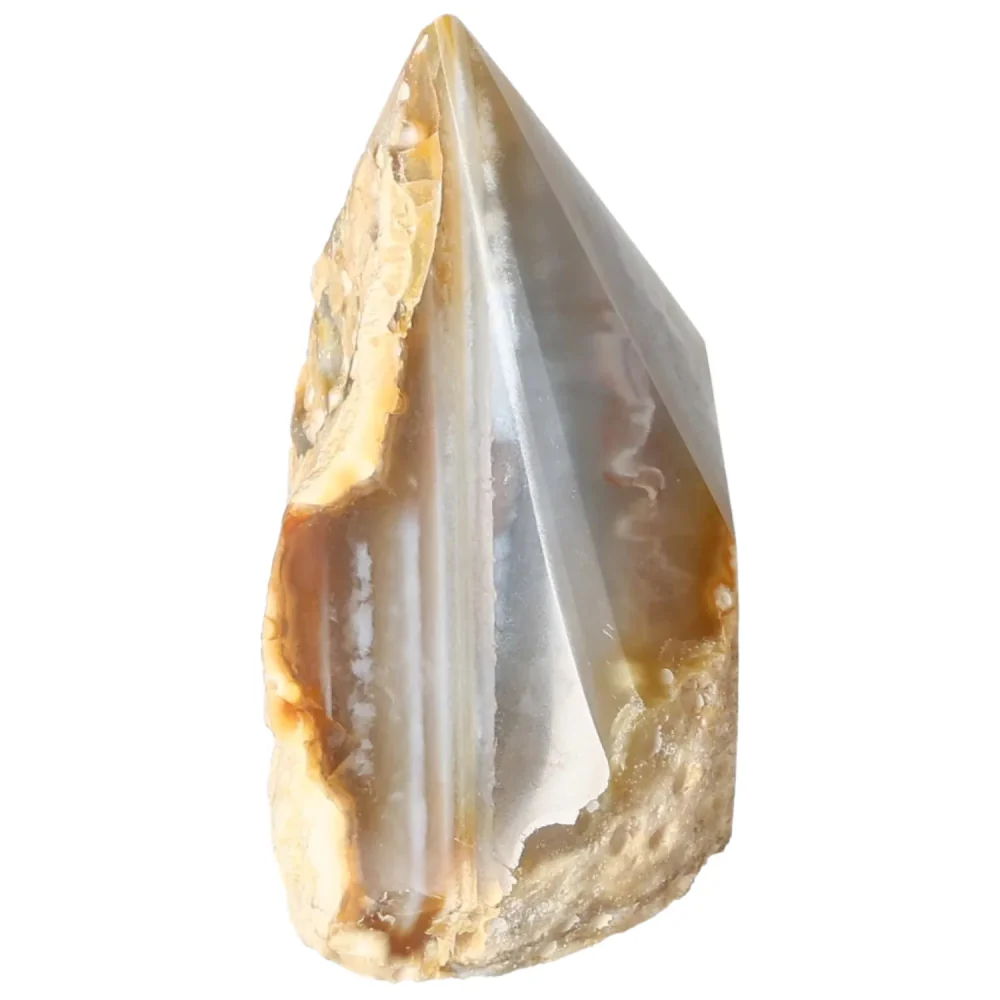 Polished Agate Point Cream with brown and beige tones 573344 - Image 14