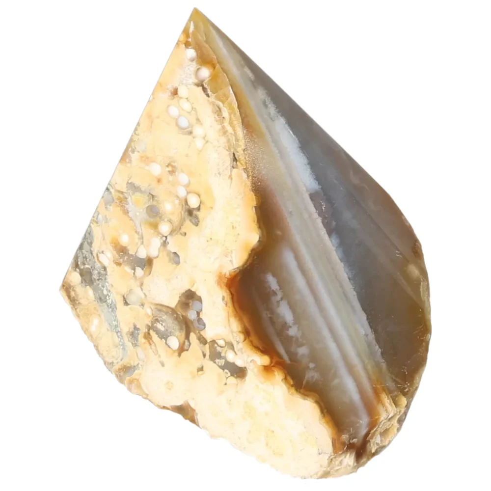Polished Agate Point Cream with brown and beige tones 573344 - Image 15