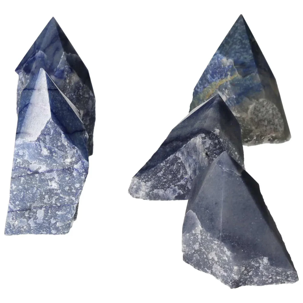 Polished Point Blue Quartz L 570541 - Image 12