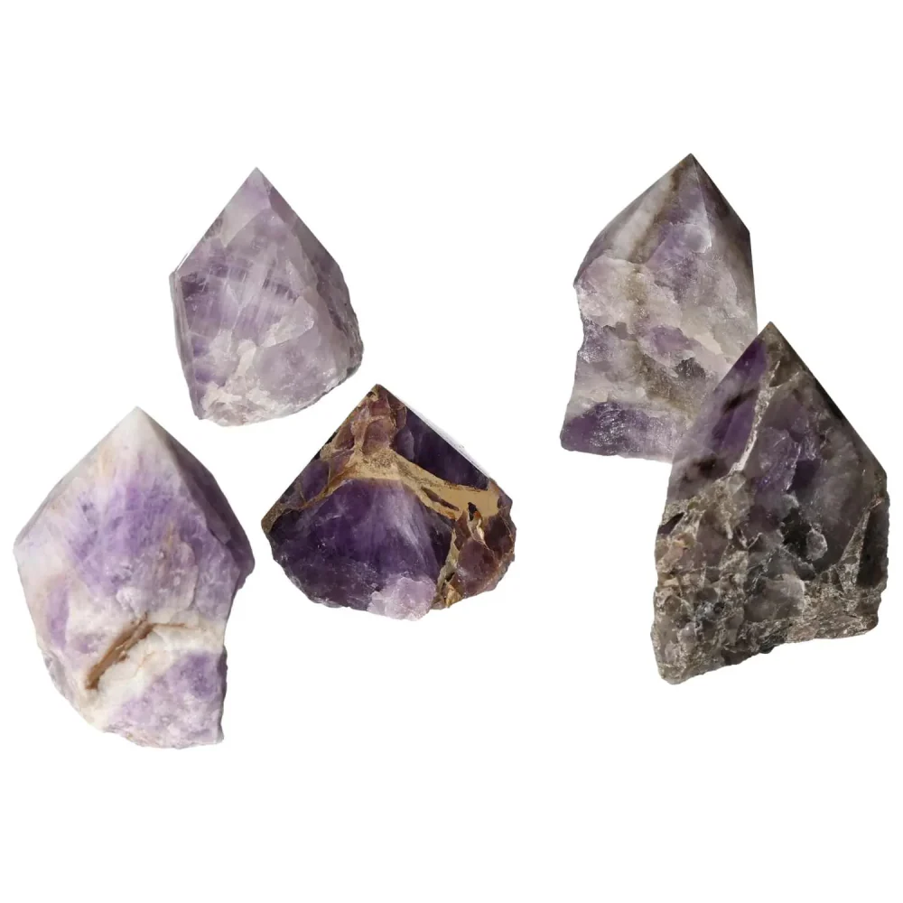Polished Point Chevron Amethyst M 571876 - Image 12