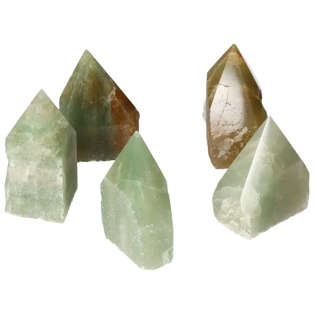 Polished Point Green Quartz With Hematite S 573788 - Image 7