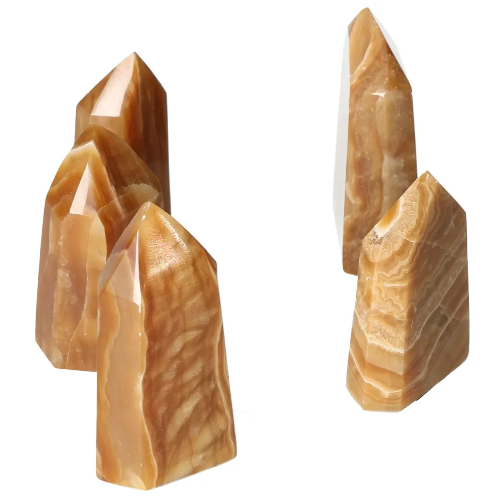 Polished Point Honey Calcite M 572545 - Image 13