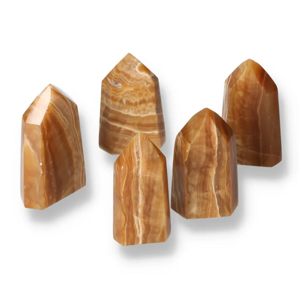 Polished Point Honey Calcite M 572545 - Image 9