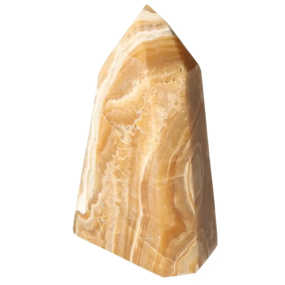 Polished Point Honey Calcite 572569 - Image 3