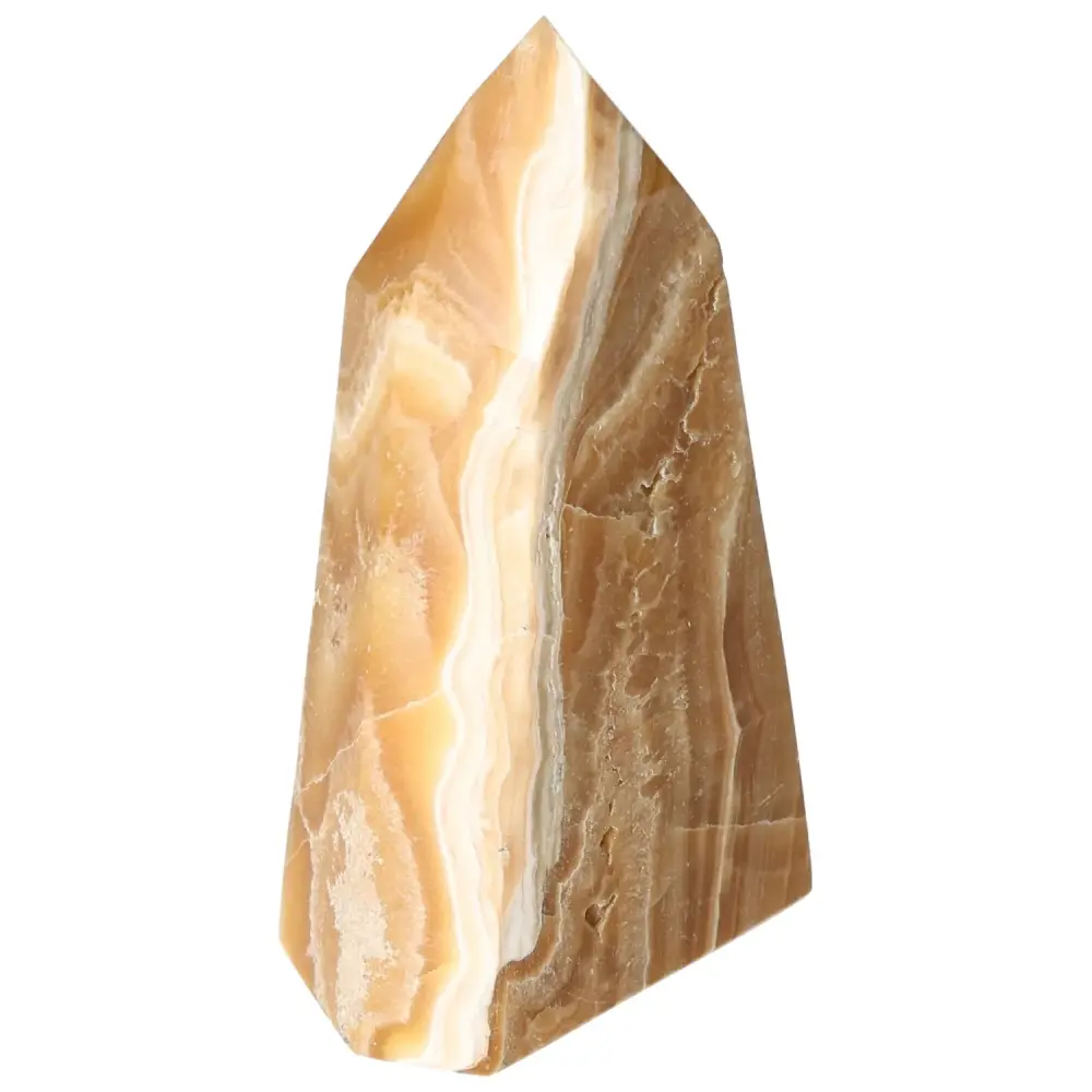 Polished Point Honey Calcite 572569 - Image 8