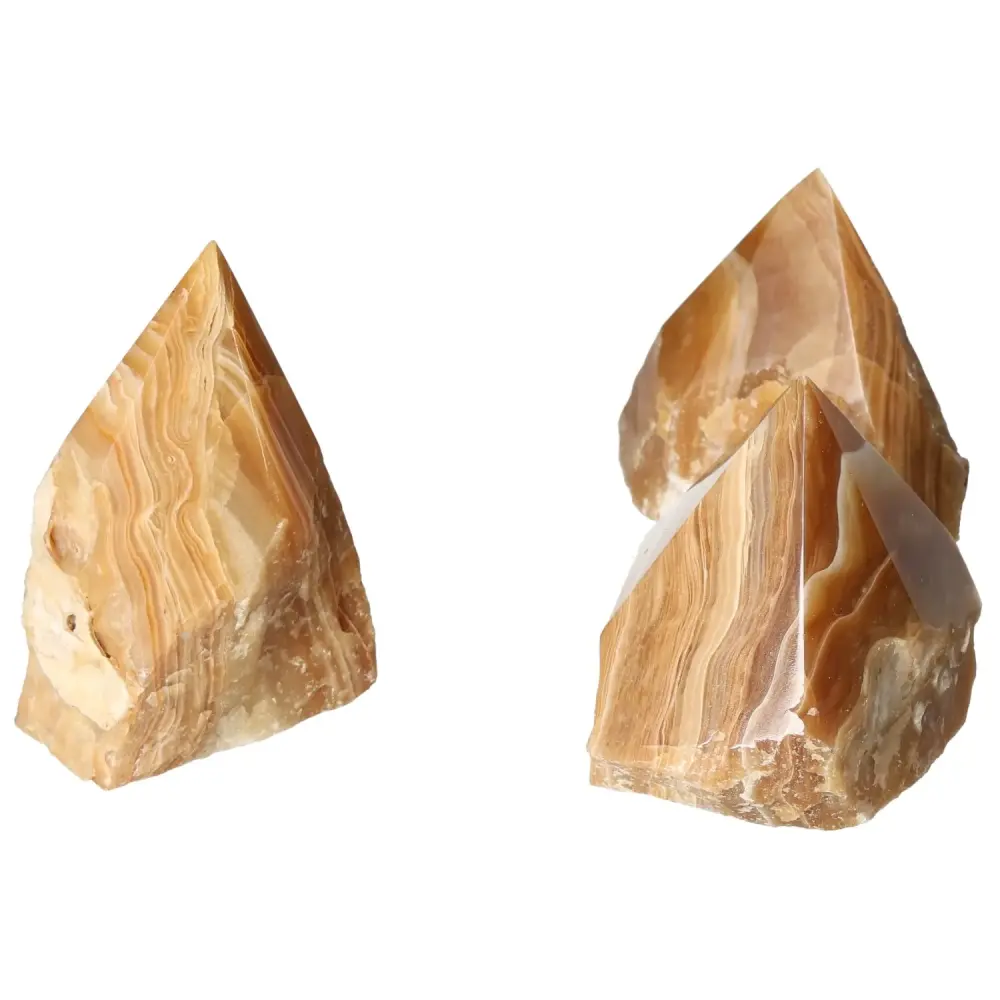 Polished Point Honey Calcite L 572699 - Image 8