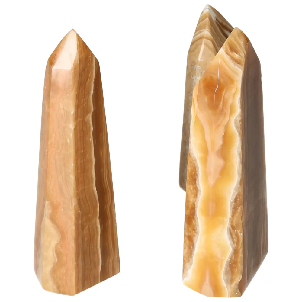 Polished Point Honey Calcite L 572552 - Image 16