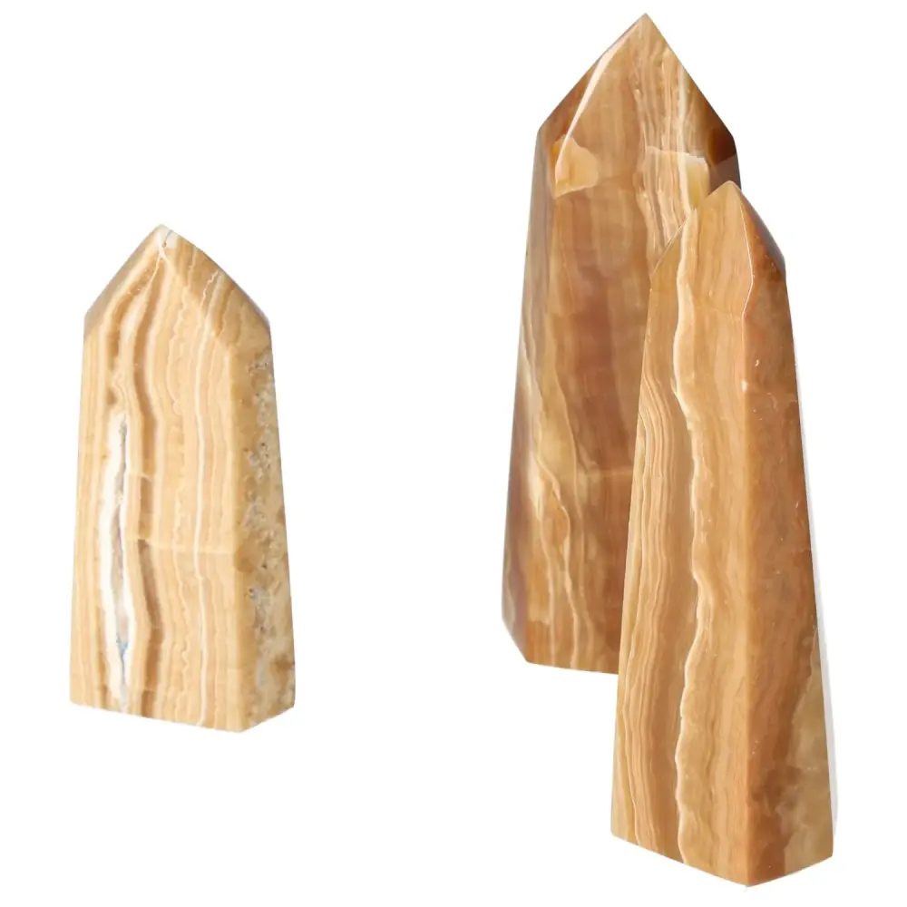 Polished Point Honey Calcite L 572552 - Image 6
