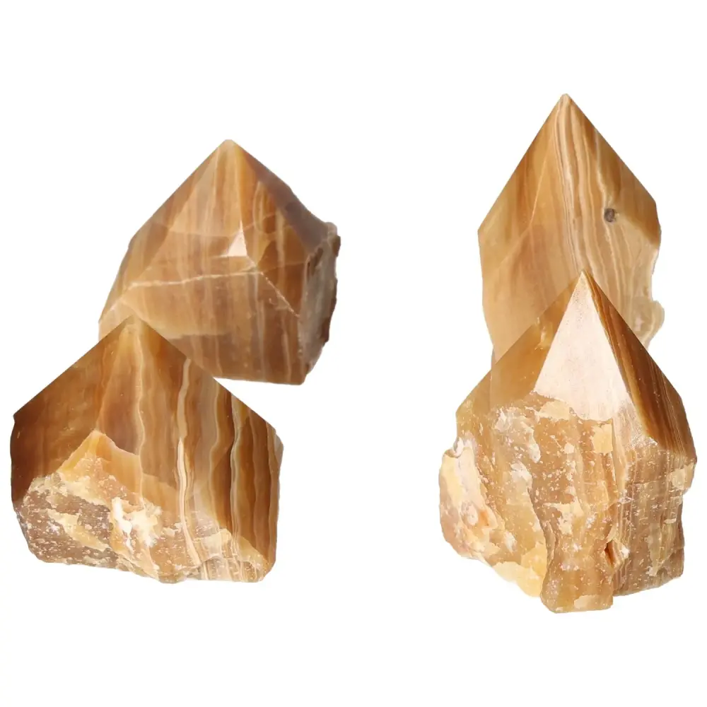 Polished Point Honey Calcite M 572682 - Image 3