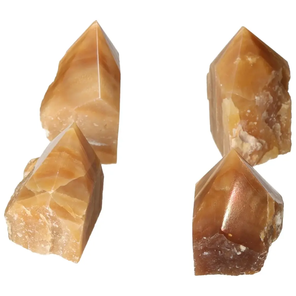 Polished Point Honey Calcite M 572682 - Image 8