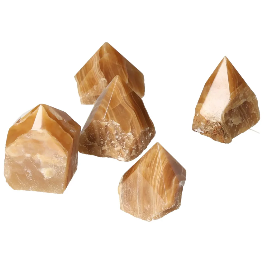Polished Point Honey Calcite S 572675 - Image 16