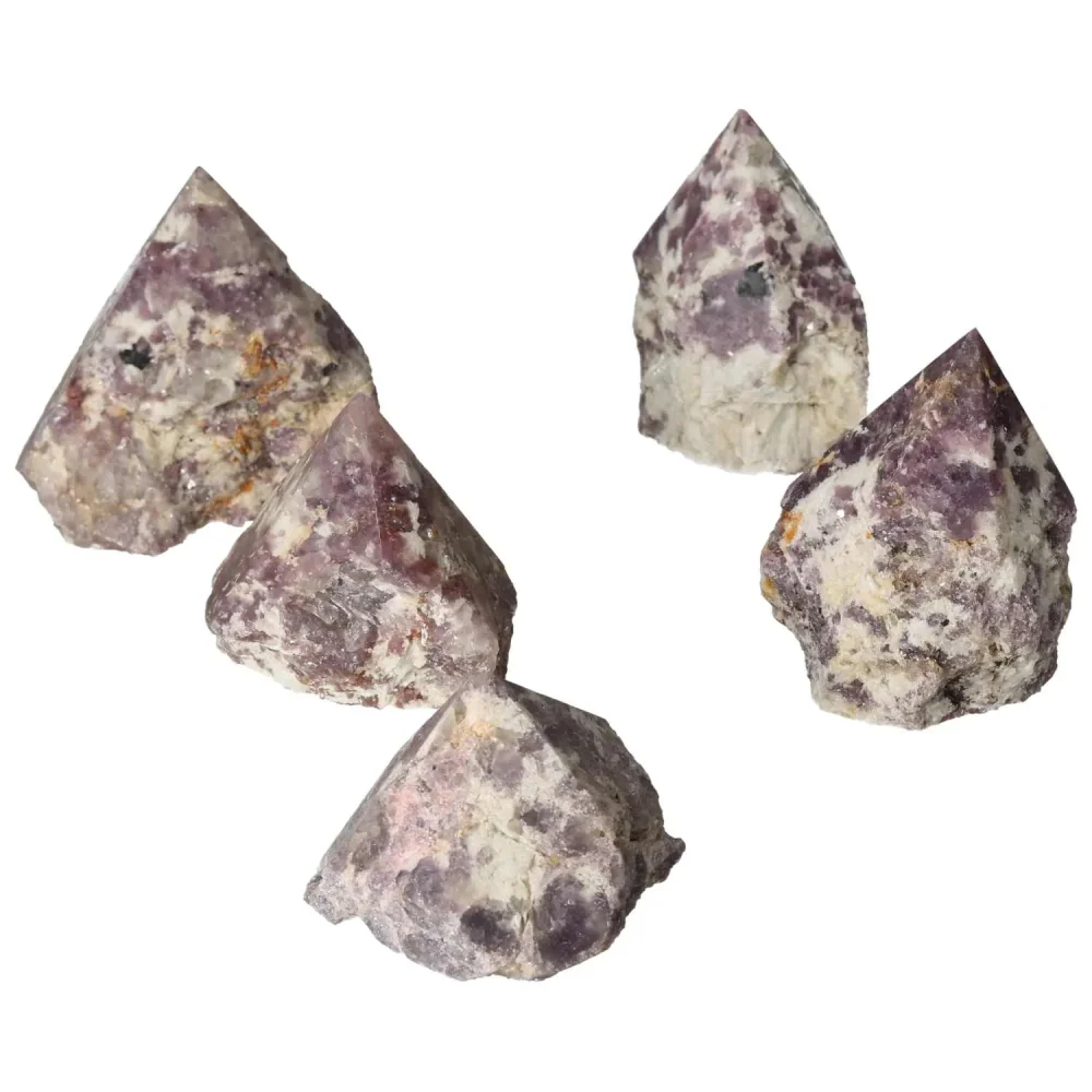Top Polished Point Lepidolite 571050 - Image 16