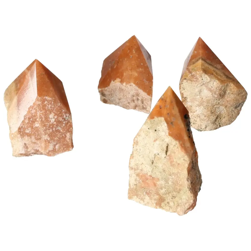 Polished Point Orange Calcite Bi-Color M 572033 - Image 6