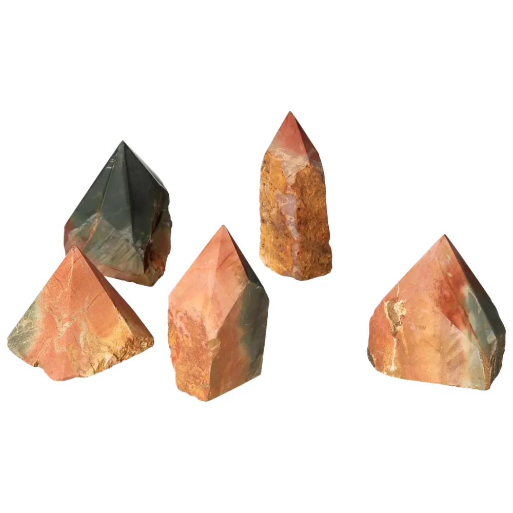 Polished Point Polychrome Jasper M 570602 - Image 16