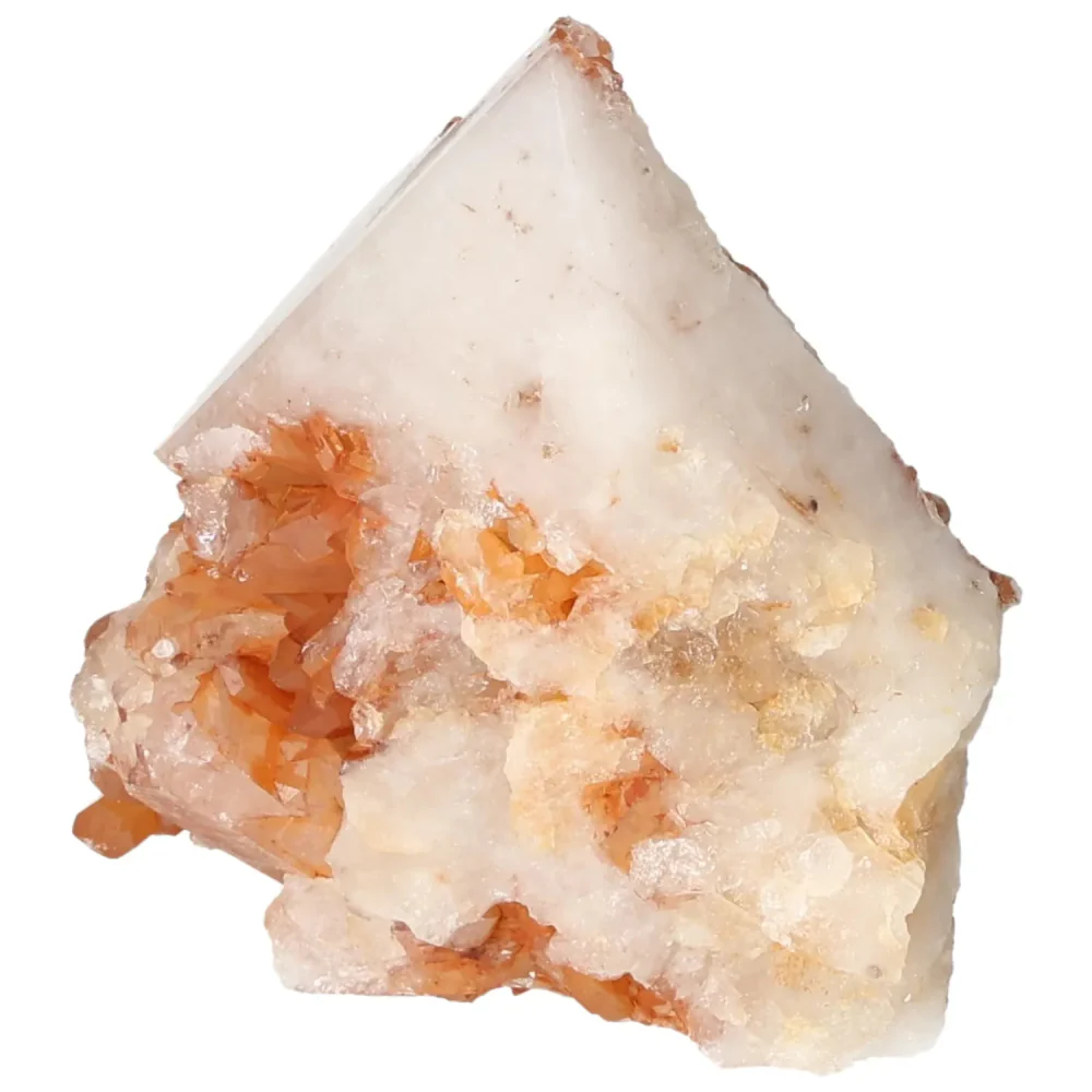 Polished Tangerine Quartz Point 572828 - Image 12