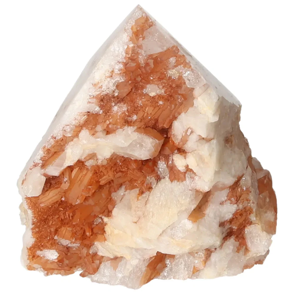 Polished Tangerine Quartz Point 572828 - Image 16