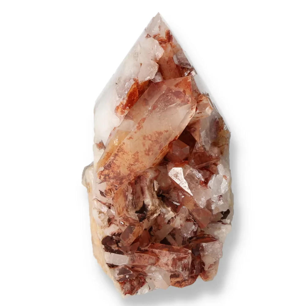 Polished Tangerine Quartz Point 572866 - Image 9