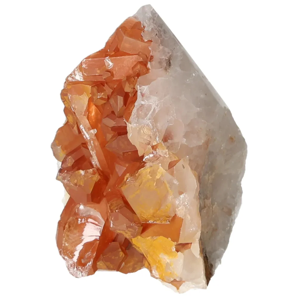 Polished Tangerine Quartz Point 572989 - Image 15