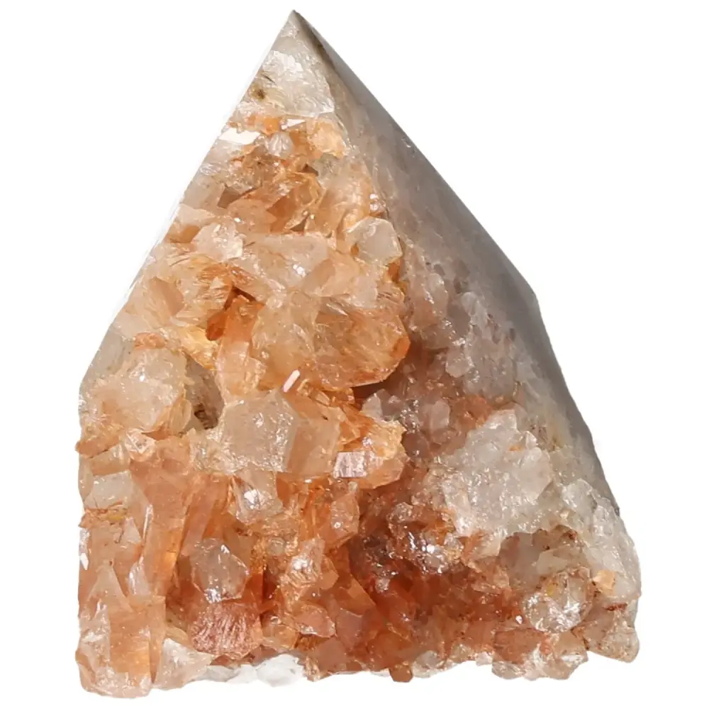 Polished Tangerine Quartz Point 572767 - Image 2