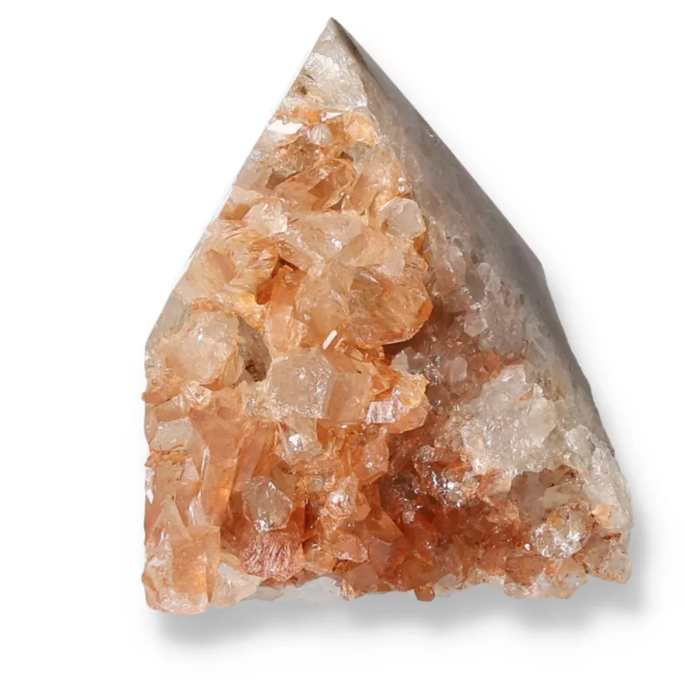 Polished Tangerine Quartz Point 572767 - Image 9
