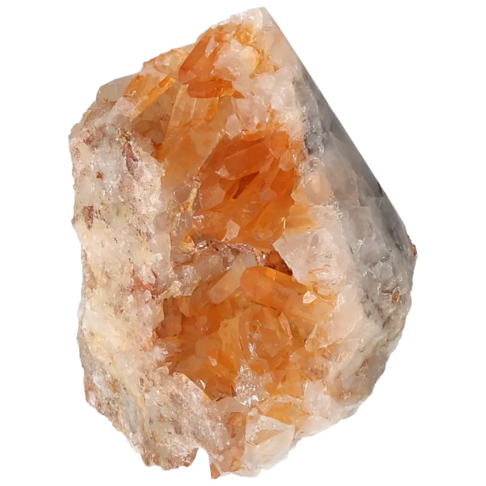 Polished Tangerine Quartz Point 572774 - Image 15