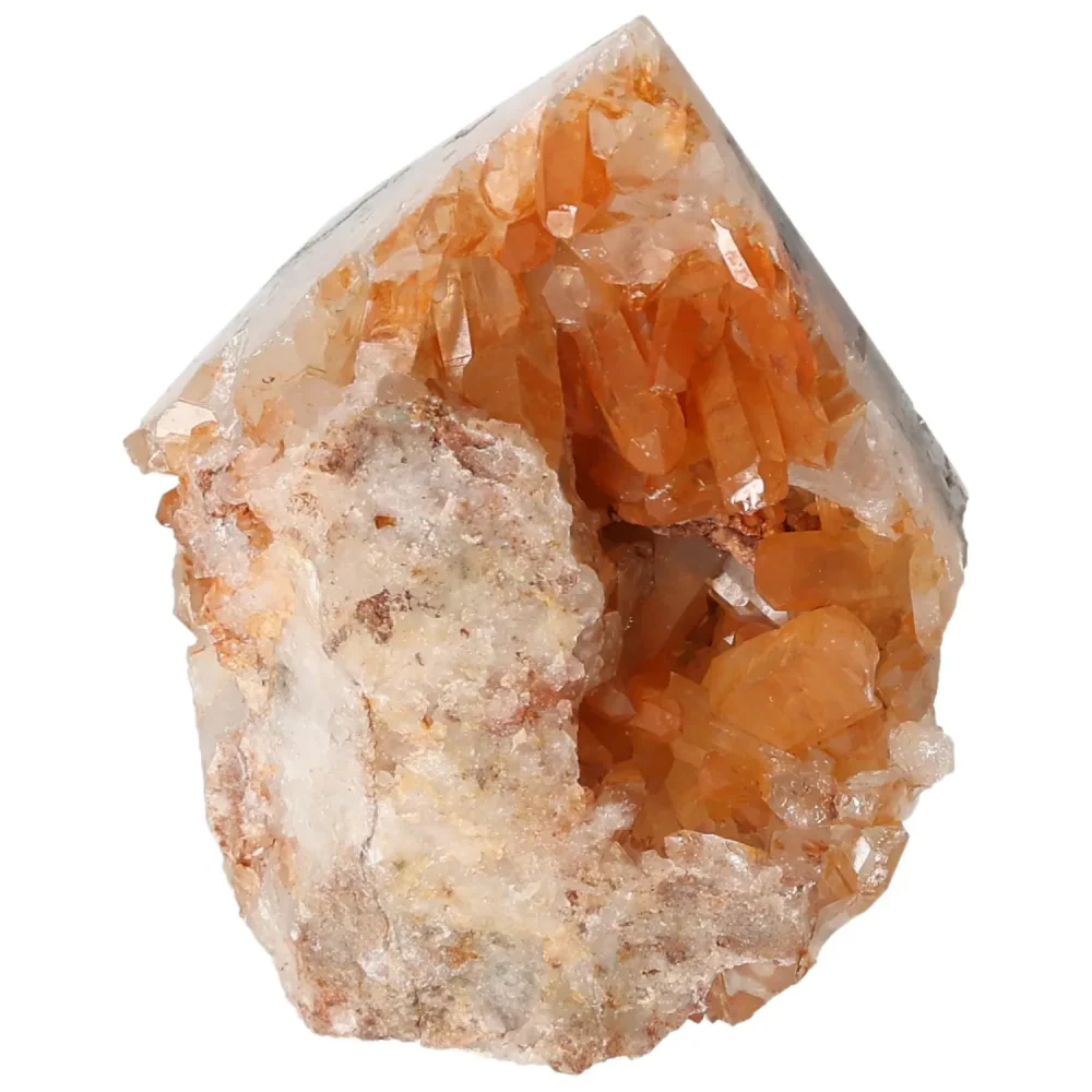 Polished Tangerine Quartz Point 572774 - Image 16