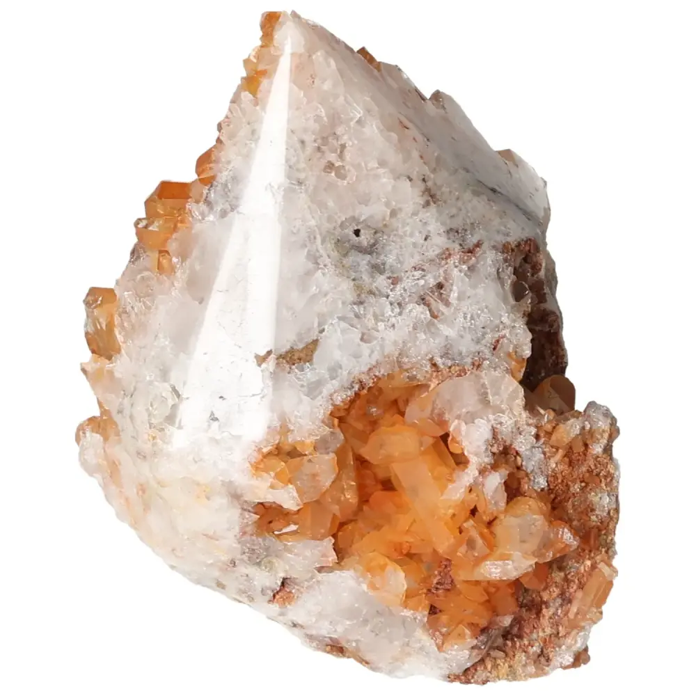 Polished Tangerine Quartz Point 572774 - Image 5