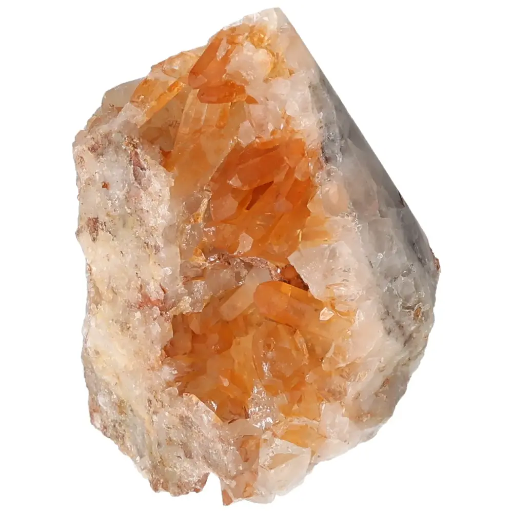 Polished Tangerine Quartz Point 572774 - Image 7