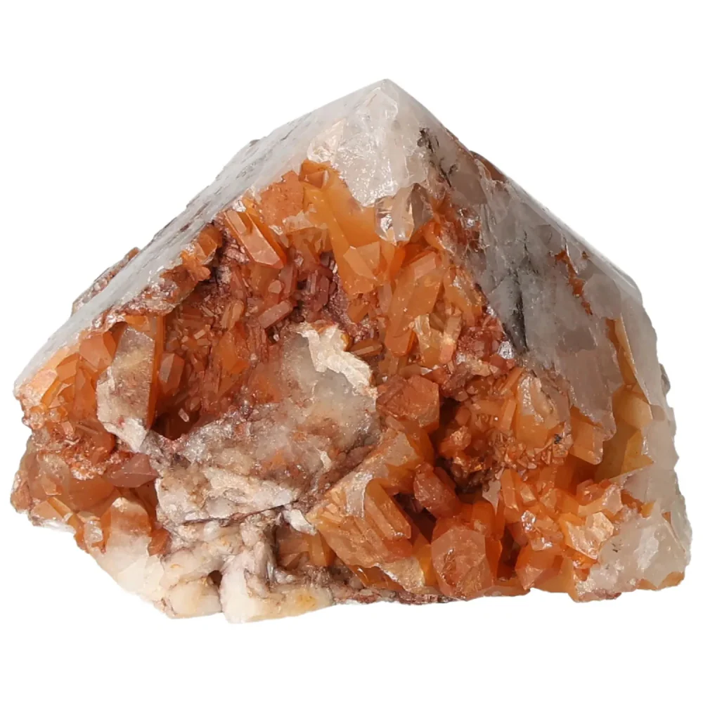 Polished Tangerine Quartz Point 572798 - Image 10