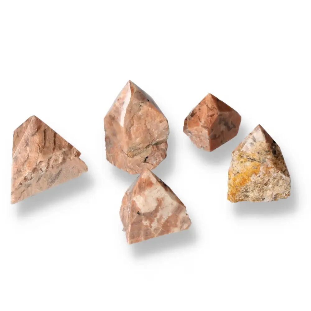Polished Point Quartz With Feldspar S 572057