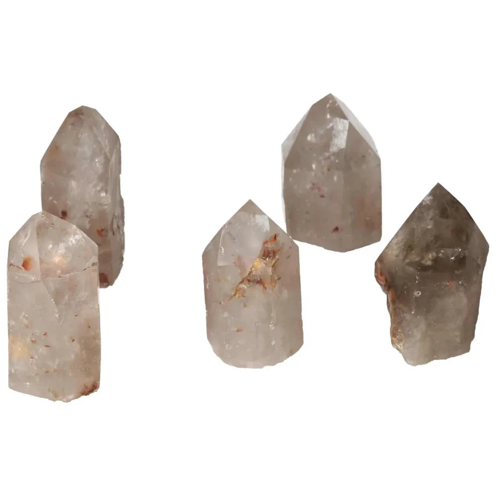 Polished Point Quartz With Hematite M 571159 - Image 16