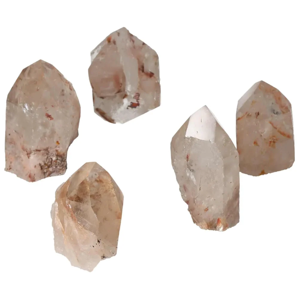 Polished Point Quartz With Hematite S 571166 - Image 11