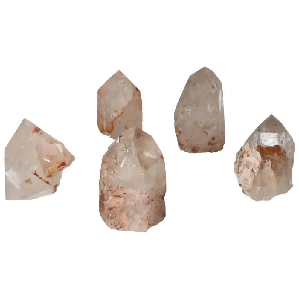 Polished Point Quartz With Hematite S 571166 - Image 13