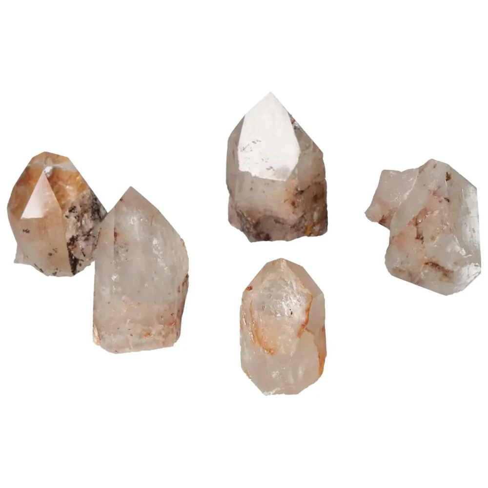 Polished Point Quartz With Hematite S 571166 - Image 16